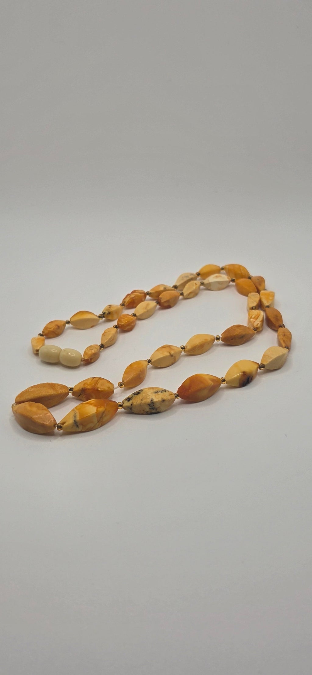 Amber Beaded Necklace