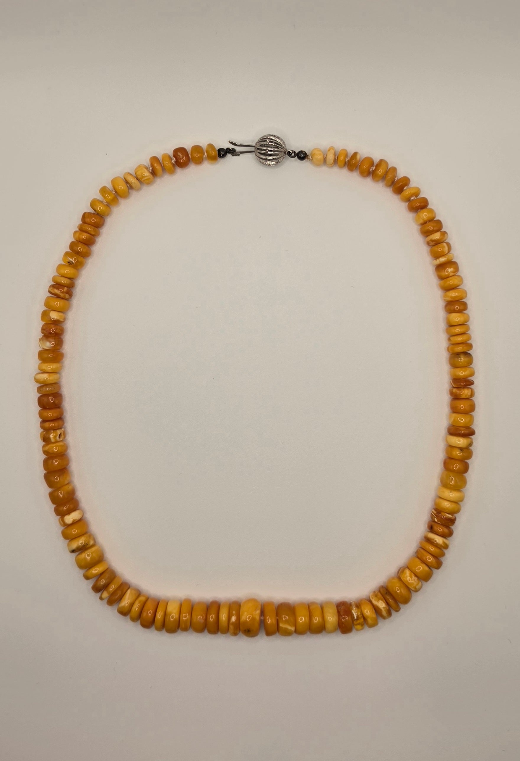 Antique Yellow Amber Necklace