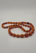 Amber Oval Beaded Necklace
