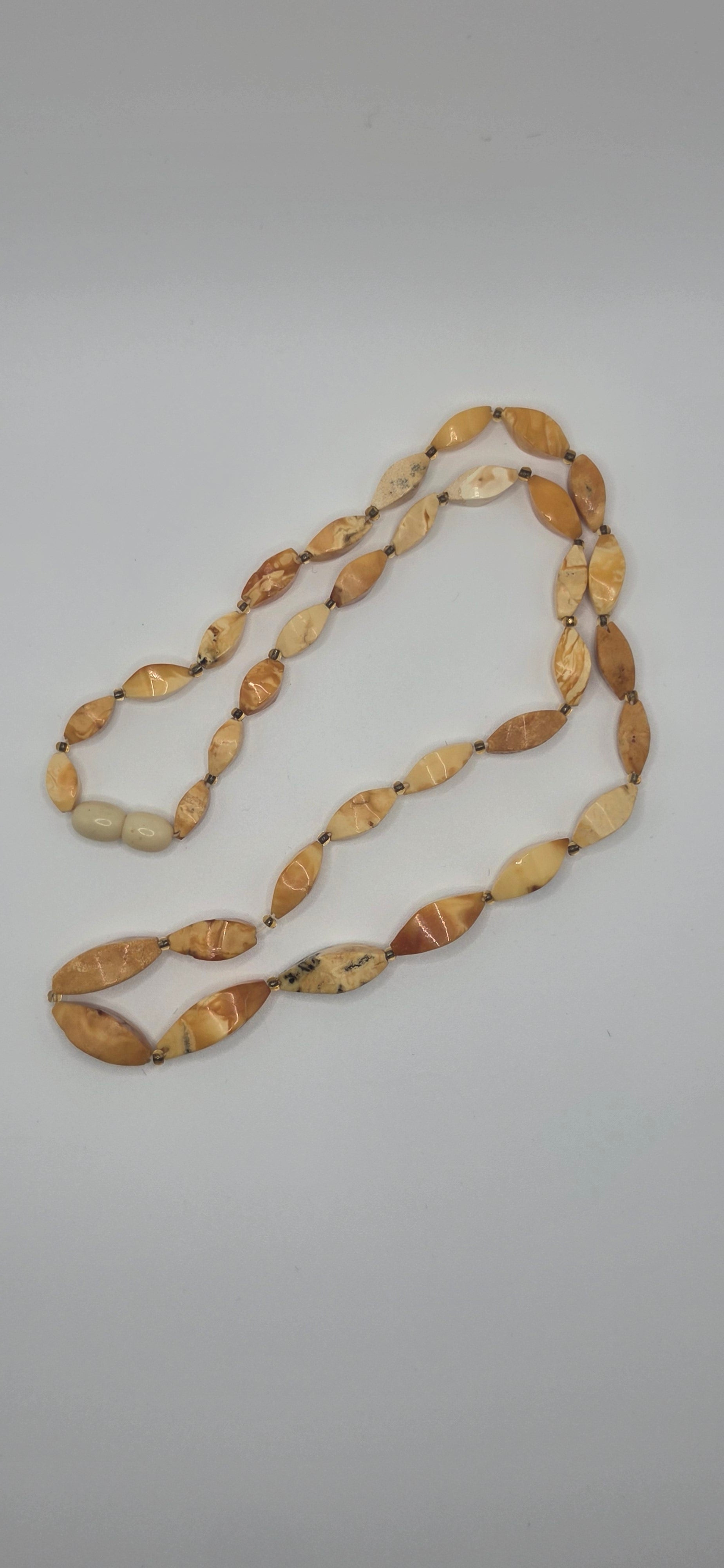 Amber Beaded Necklace