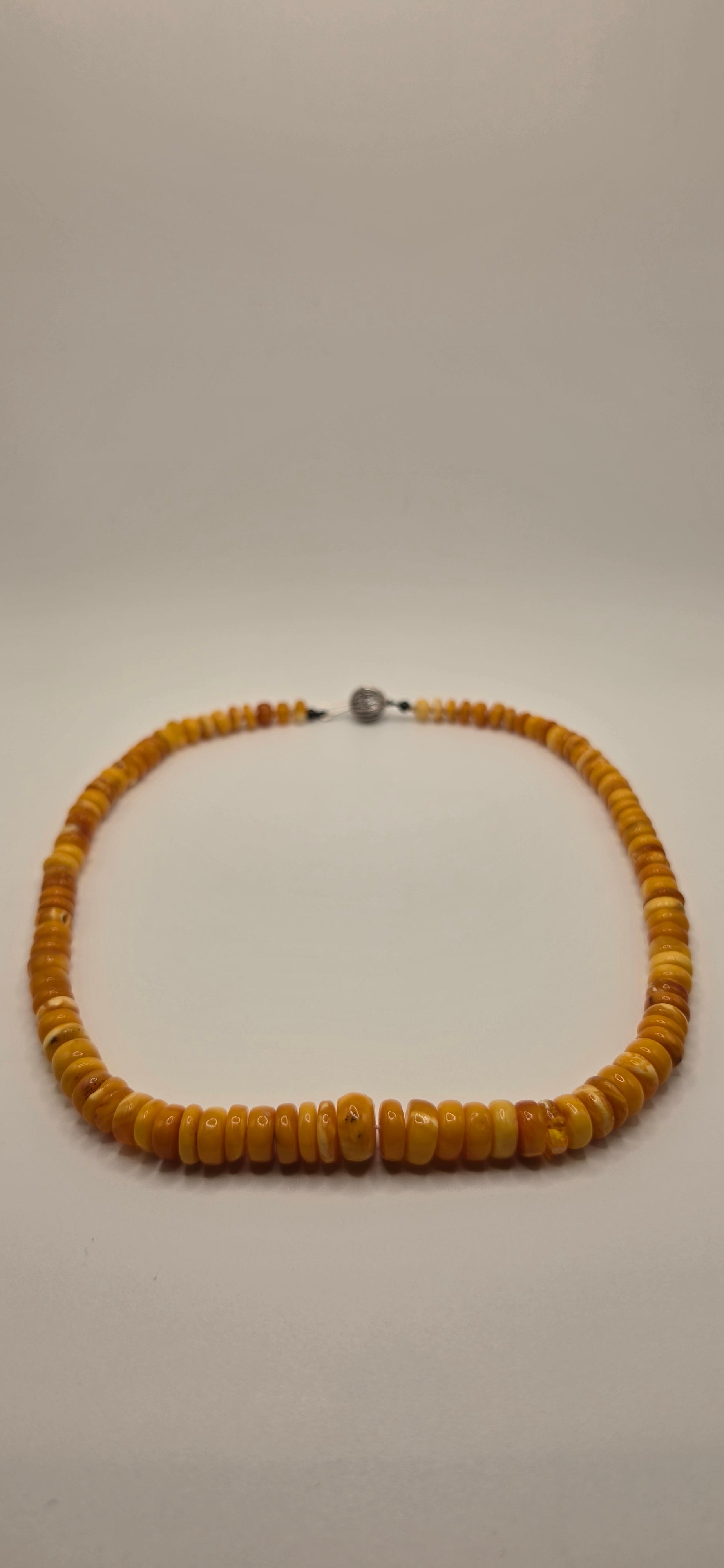 Antique Yellow Amber Necklace